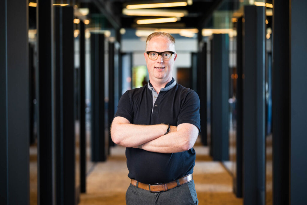 Portretfoto van Rienk Groothoff, onderdeel van het FMXXL-team